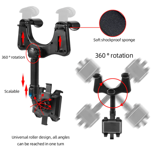 ATTENTION OHIO DRIVERS!!! 360° Rotatable Smart Phone Car Holder